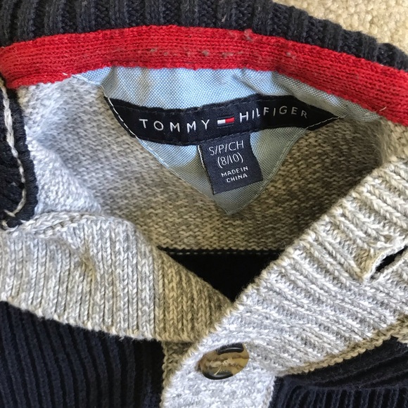 TOMMY HILFIGER BOYS’ SIZE 8/10 LONG SLEEVE MOCK NECK SWEATERS SET OF 2 - Picture 4 of 9